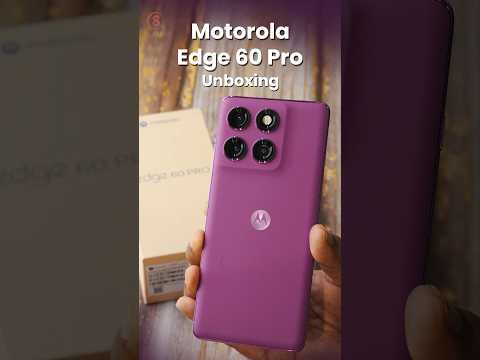 Motorola Edge 60 Pro: Unboxing and First Look | #MotoEdge60Pro