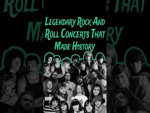 Legendary rock and metal concerts with the biggest crowds