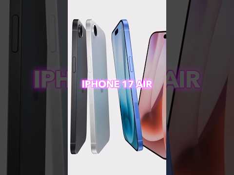 iPhone 17 air LEAKED😳#iphone17