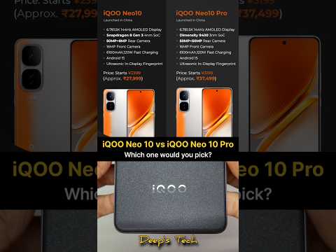 IQOO Neo 10 Specifications??🔥 #deepstech #iqooneo10pro #iqoo