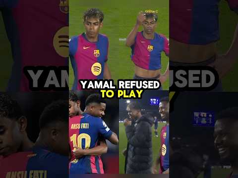 Why Yamal Refused to Continue Playing Against Dortmund 🤯