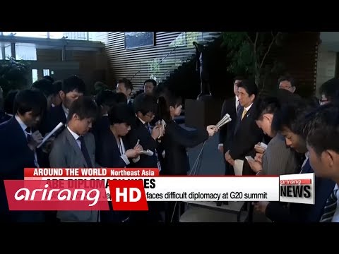 Politically crippled Japanese PM faces difficult diplomacy at G20 summit