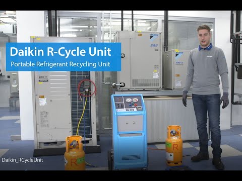 Daikin R-Cycle Unit - World’s First Electrostatic Separation Technology to Recycle Refrigerants