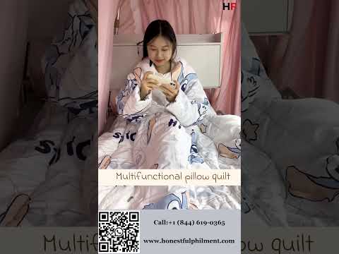 😴❤️Experience Ultimate Comfort with Our Multi-Functional Pillow Blanket! #HonestFulPhilment#Supplier
