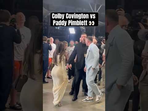 Paddy Pimblett CONFRONTS Colby Covington Backstage At UFC 314