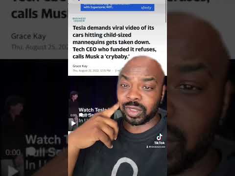 Tesla Demands Viral Video of It’s Full Self- Driving System Crashing Into A Child Mannequin