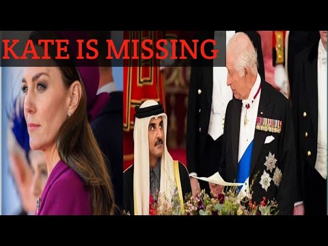 SHOCKING As the future Queen Catherine was missing at the glittering state banquet.
