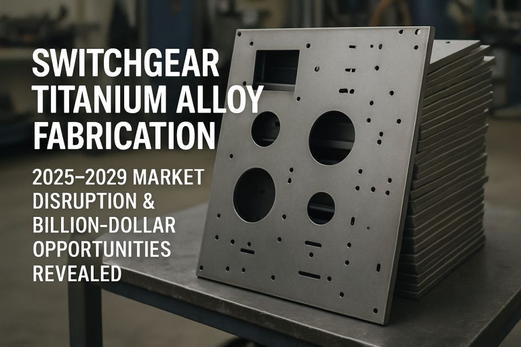 Switchgear Titanium Alloy Fabrication: 2025–2029 Market Disruption & Billion-Dollar Opportunities Revealed Switchgear Titanium Alloy Fabrication: 2025–2029 Market Disruption & Billion-Dollar Opportunities Revealed